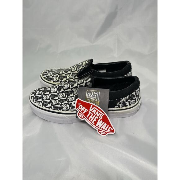 VANS Star Wars Slip-On Dkside/Chckrbd Size Kids 1.5 Lmtd Edition- SEE DESCRIPT - Picture 4 of 8